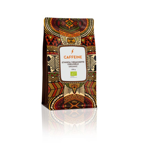 Ekologiškos kavos pupelės Ethiopia Yirgacheffe Chelchele 250 g